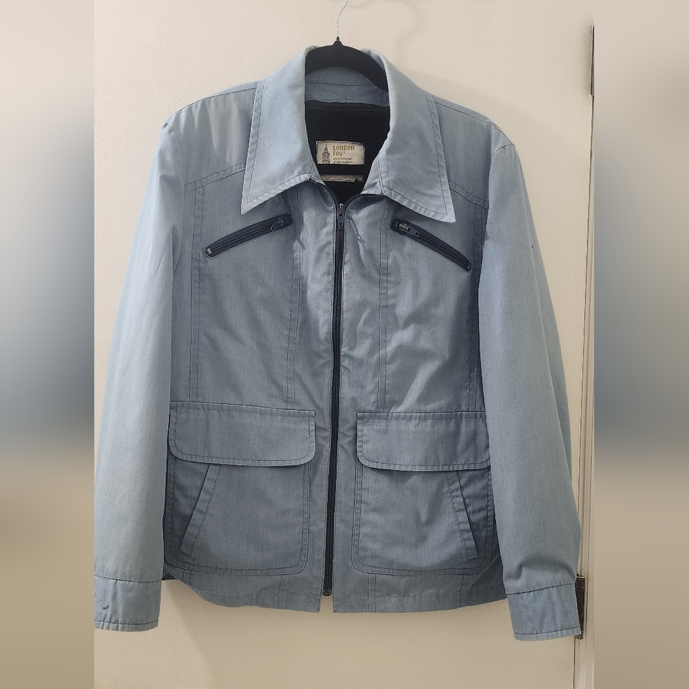 London Fog Men's Blue Jacket, Size‎ 40